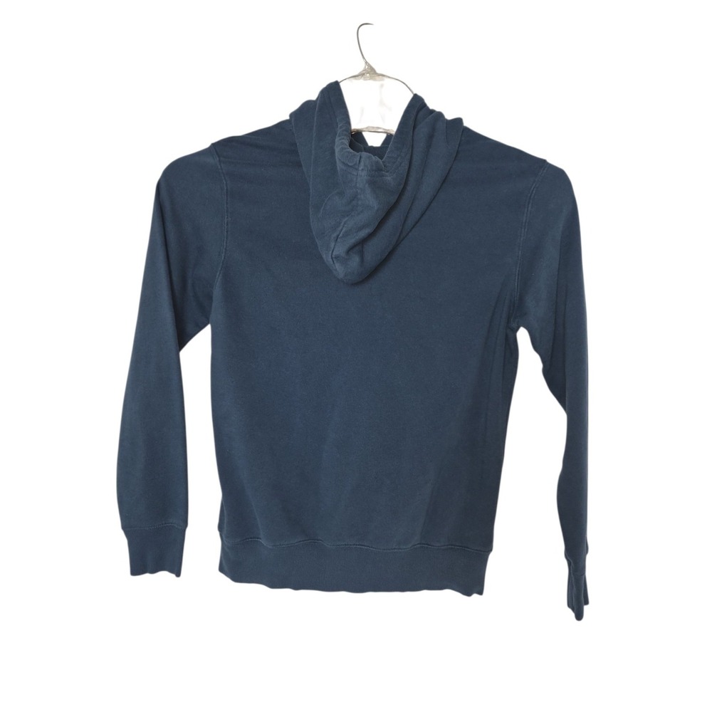 Men's The North Face Blue Pullover Sweatshirt Hoodie With Graphic Logo Sz Medium - Picture 4 of 7